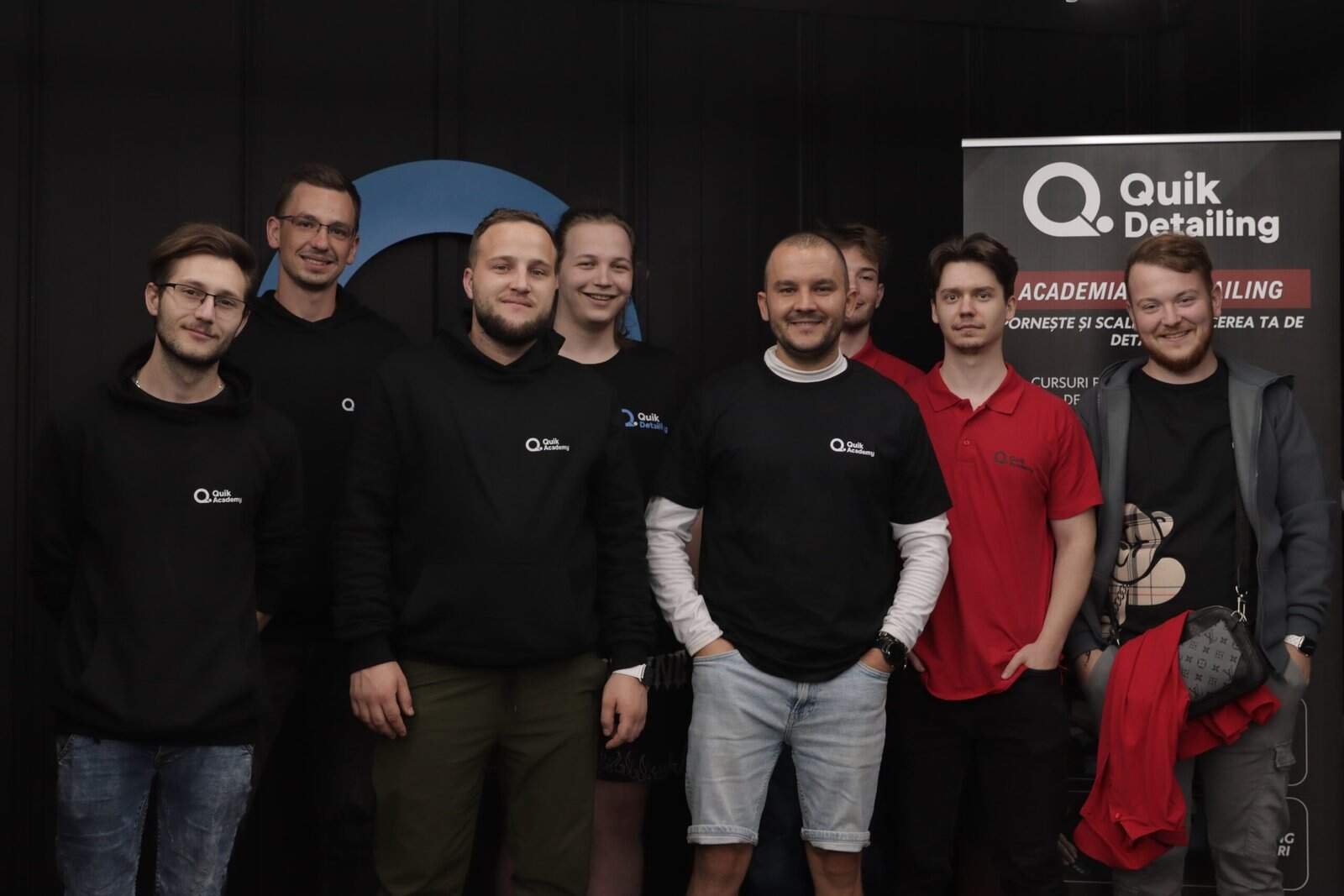 Grupă de cursanți la Academia Quik, Cluj